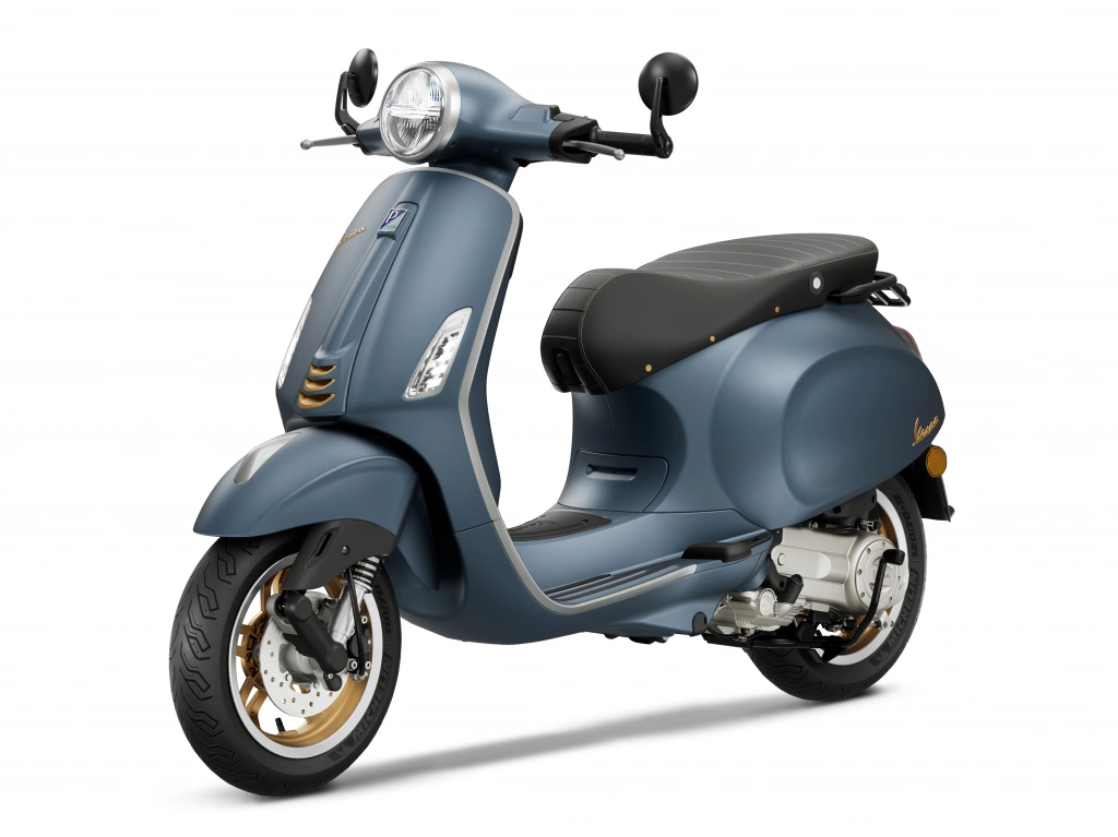 Vespa Primavera 50 Sondermodell OFFICINA 8 vorne links
